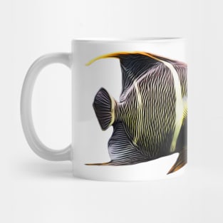 Six Bar Angelfish Mug